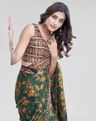Chiffon Printed Saree for Women 