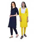 Rayon Embroidered Kurta for Women 
