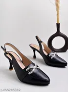 Synthetic Heel Sandals for Women 