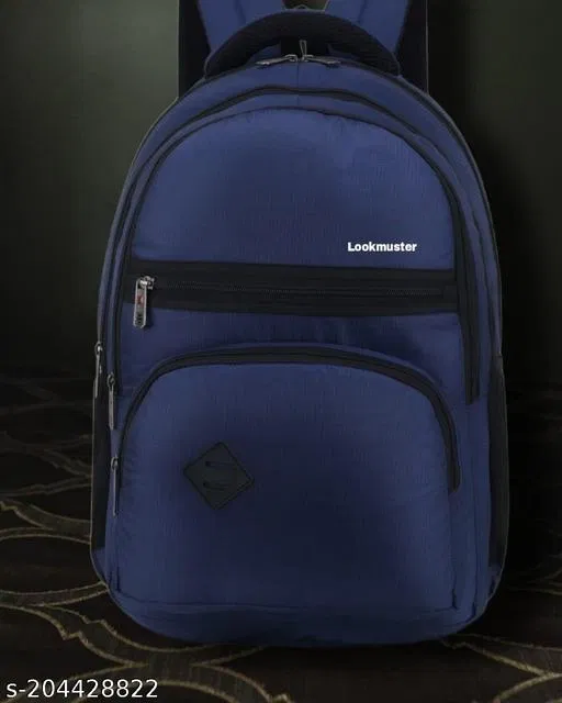 Nylon Backpack for Men & Women, Blue