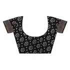 ग्रबस्टेकर लिनन बांधनी प्रिंटेड साड़ी 