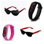UV Protected Sunglass with Digital Watch for Boys & Girls 