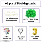 62 Pcs 3rd Birthday Decoration kit, Multicolour, Set of 1