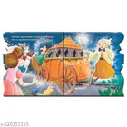 Fairy Tale Shaped Board Book – Set of 3: Cinderella Rapunzel Thumbelina | Classic Fairy Tales for Kids | Durable Shaped Story Books for Early Learning Toddlers Preschool Reading Fun | Gift for Birthday Return Gift Homeschooling