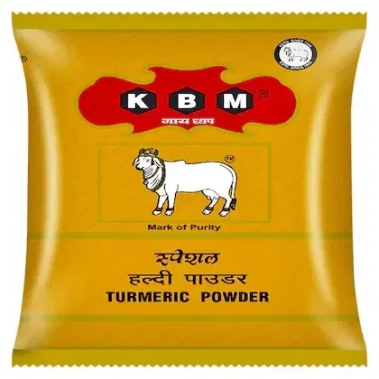 KBM गाय छाप टर्मेरिक / हल्दी पाउडर स्पेशल 500 g