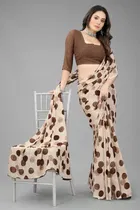 Georgette Printed Saree for Women 