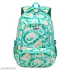 Polyester Backpack Bag, Green