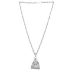 Silver Plated Sai Baba Pendant with Chain for Men & Women 