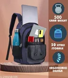 Nylon Backpack for Men & Women, Blue