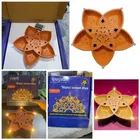 Traditional Panchmukhi Water LED Diya for Festive Decoration 