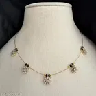 Brass Gold Plated Necklace for Women, Gold