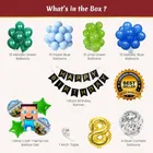 Mine Craft Theme 8th Birthday Balloon Decoration Kit For Kids, Multicolor, Pack Of 72