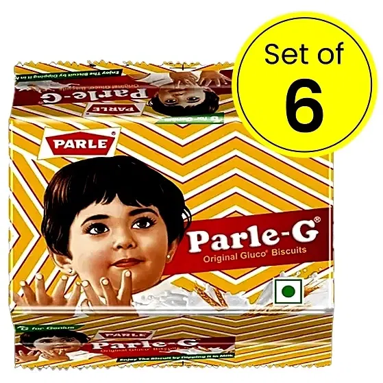 Parle-G ग्लुको बिस्किट्स - 6X45 g (सेट ऑफ़ 6)
