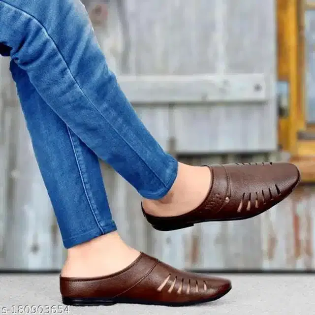 Sandals for Men (Dark Brown, 7)