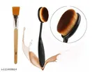 Personal and Professional Use face pack brush and oval brush 