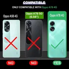 Silicone Mobile Back Cover for Oppo A78 4G 