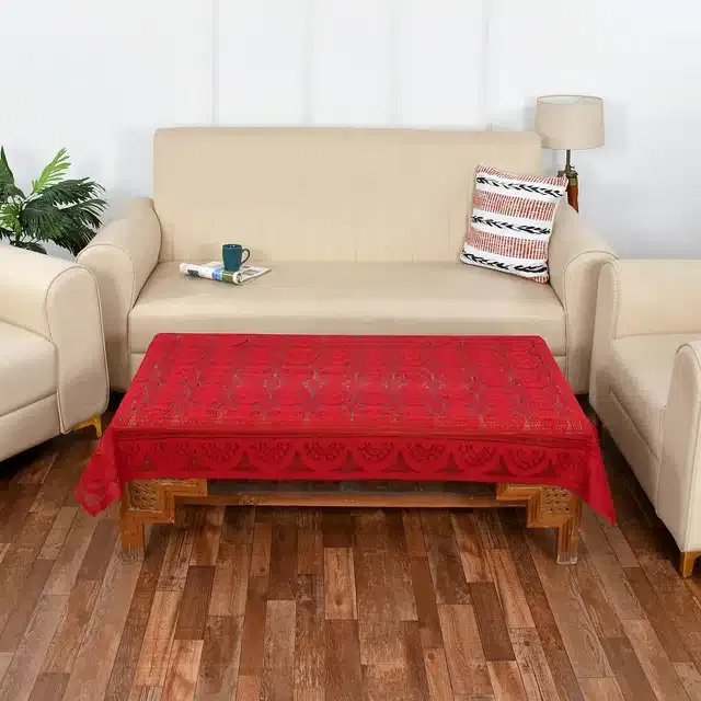 Polycotton Table Covers (Maroon, 40x60 Inches)