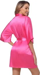 Satin Solid Babydoll for Women 