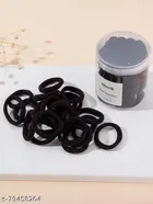 Black Rubber Band for Women 