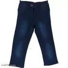 Denim Jeans for Boys (Blue, 8-9 Years)