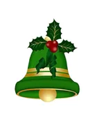 Wooden Christmas Bell Fridge Decoration Magnet (Multicolor)