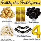33 Pcs 4th Birthday Decoration kit for Kids, Multicolour, Set of 1