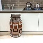 Homewatica Gas Cyliner cover Geomoetry Brown Pack of 1