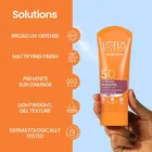 Lotus Herbals Safe Sun UV Screen Matte Gel SPF 50 and PA+++| Comfrey,Vanilla, Horse Extract| Normal to Oily Skin|50g