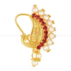 Gold Plated Designer Nosepin for Women 