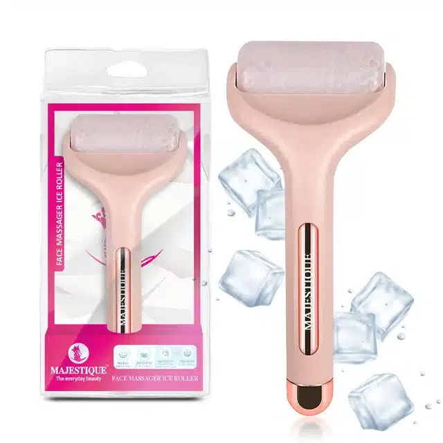 Majestique Ice Roll Massager for Neck, Face Tightening (Pack of 1, Multicolor) (BB-12)
