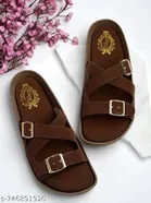 Shoetopia Flat Brown Size 5.0