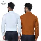 Polycotton Solid Shirts for Men, Multicolor 