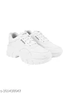 Shoetopia Solid Synthetic Sneakers 