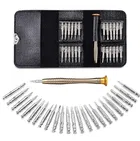 Stainless Steel 25 in 1 Screwdriver Tool Kit (Multicolor, Set of 1)