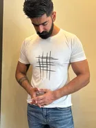 Round Neck Printed T-Shirt for Men 