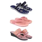 Combo of Flats with Slippers for Women 