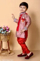 Cotton Blend Sherwani for Boys 