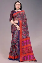 Georgette Printed Saree for Women 