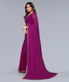 Lycra Blend Saree for Women 