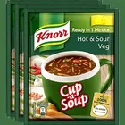 Knorr Veg Hot and Sour Cup-A-Soup 3X10.5 g (Set Of 3)