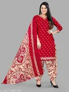 Cotton Printed Salwar Suit & Dupatta Sets for Women 