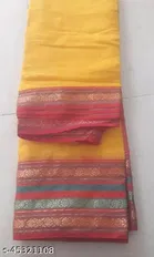 Kota Doria Cotton Saree for Women 