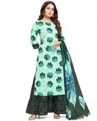 Cotton Printed Kurta Set for Women 