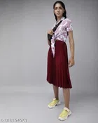 Crepe Skirt for Women 