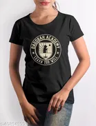 Cotton Round Neck Printed T-Shirt for Women 