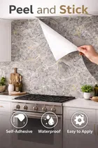Golden Grey Luxury High Glossy  WaterProof , Stain Resistance Wallpaper 