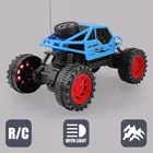Remote Control Monster Truck with 3D Lights, Off-Road Rock Crawler 