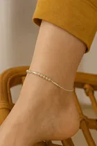 Silver Plated Anklets for Women 