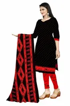 शारदा क्रिएशन क्रेप फ्लोरल प्रिंट सलवार सूट अस्टीचड 