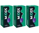 Moods Grapes 12 Pcs Dotted Condoms for Men (Set of 3)